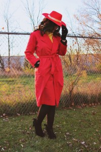 Where In The World Is Carmen Sandiego? Costume www.theoutfitrepeater.com Where In The World Is Carmen Sandiego? Costume thrifted vintage secondhand hannah rupp