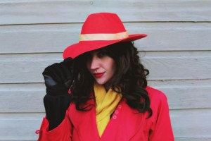 Where In The World Is Carmen Sandiego? Costume www.theoutfitrepeater.com Where In The World Is Carmen Sandiego? Costume thrifted vintage secondhand hannah rupp