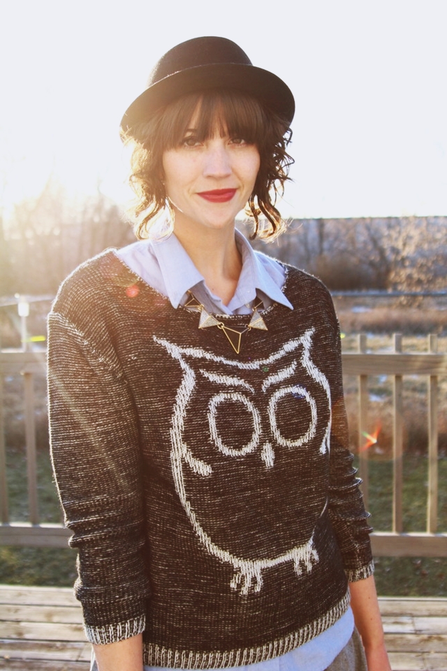 Why I Am The Outfit Repeater + Preppy Owl Sweater | www.theoutfitrepeater.com the outfit repeater hannah rupp preppy owl sweater winter