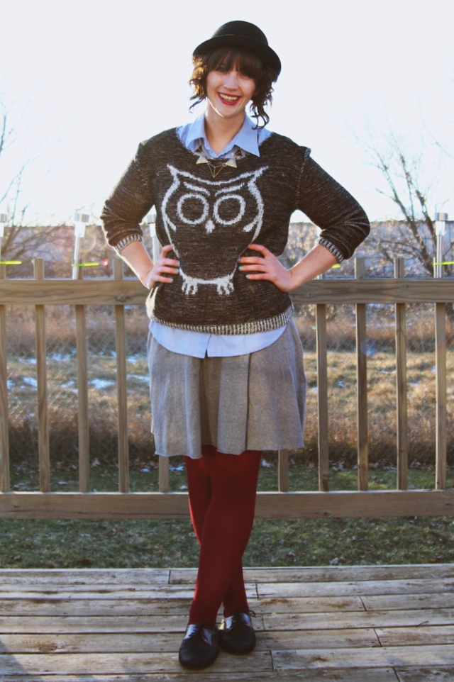 Why I Am The Outfit Repeater + Preppy Owl Sweater | www.theoutfitrepeater.com the outfit repeater hannah rupp preppy owl sweater winter