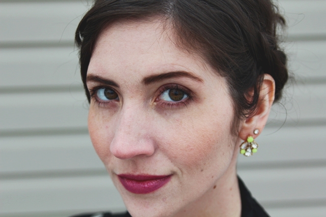 hannah rupp the outfit repeater floral dress flirty valentines day winter moto jacket