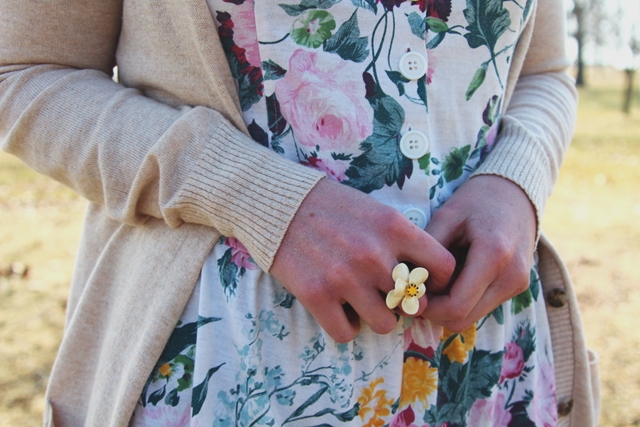 hannah rupp the outfit repeater st. patrick's day outfit floral romper
