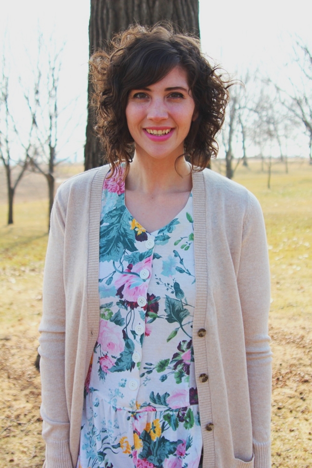 hannah rupp the outfit repeater st. patrick's day outfit floral romper