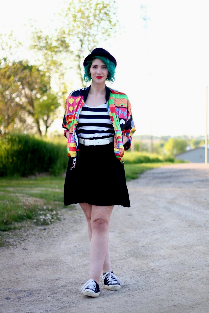 A Colorful Bomber Jacket + Tips For Wearing Statement Clothes