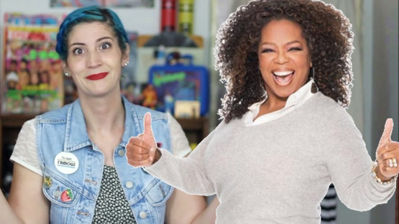 Hannah Rupp and Oprah thrift haul video