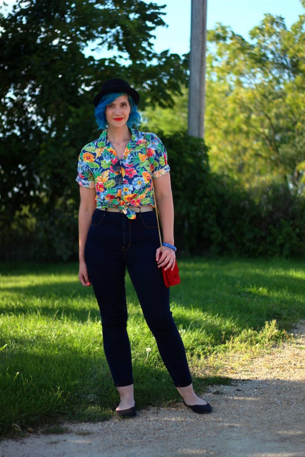 marvelous hawaiian outfit with jeans shirt