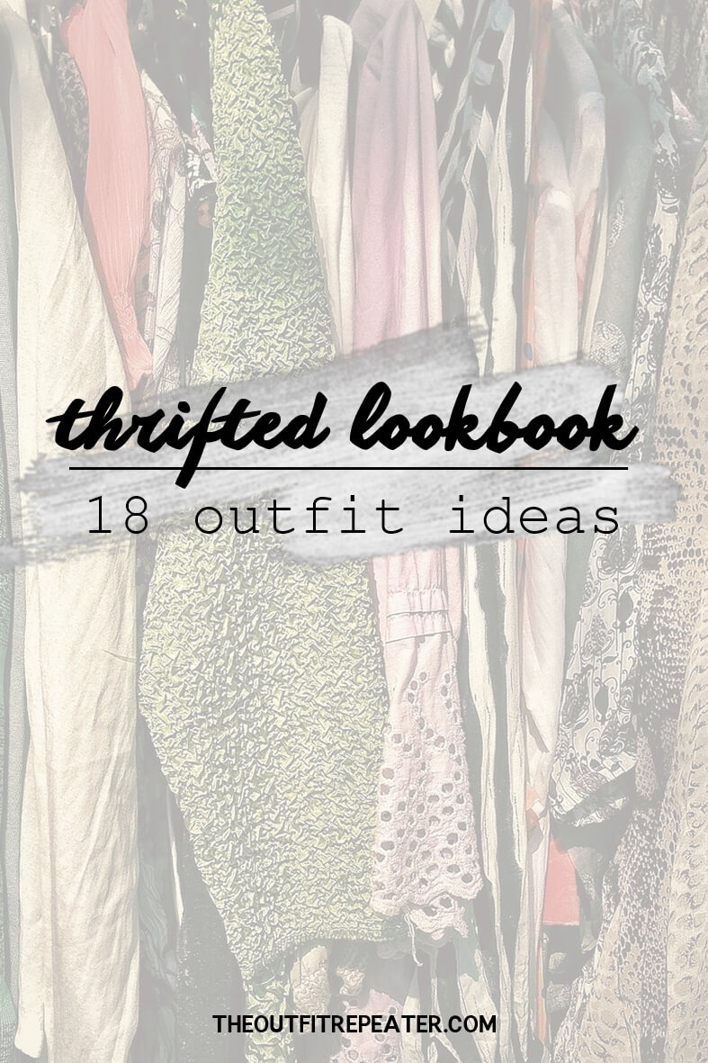 spring summer thrifted clothing outfit lookbook hannah rupp the outfit repeater