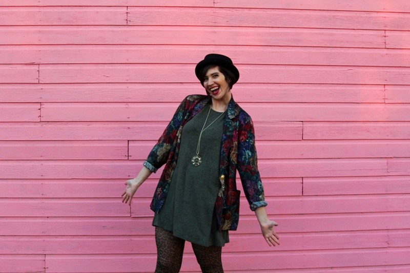 the outfit repeater hannah rupp how to wear leopard print tights outfit for fall