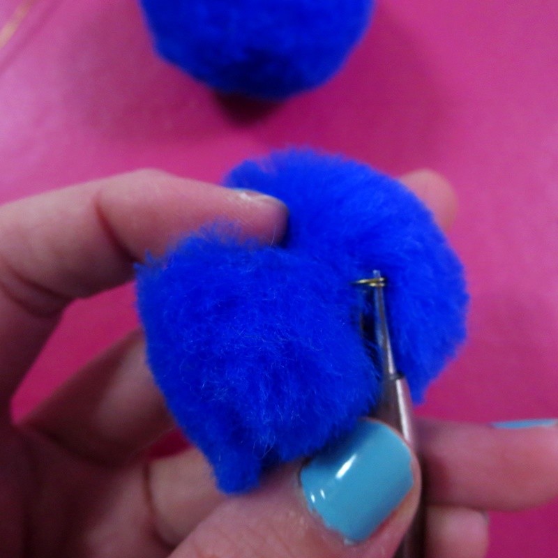 DIY Pom-pom Earrings in Under 5 Minutes! 