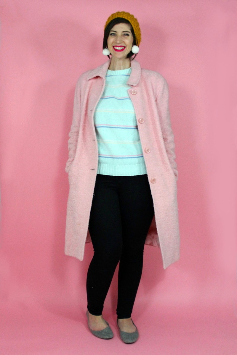 What I Learned Doing a Winter Capsule Wardrobe Challenge | www.theoutfitrepeater.com Winter Capsule Wardrobe Challenge hannah rupp the outfit repeater vintage thrifted cute