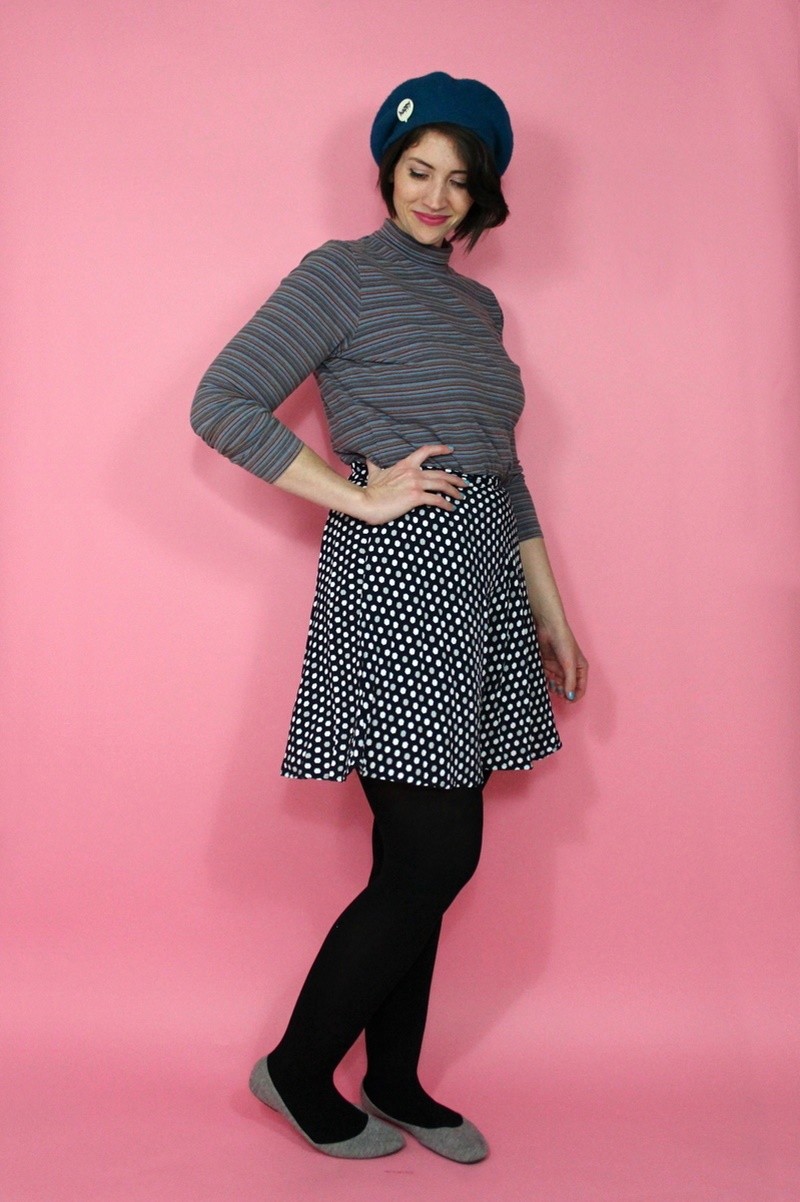 What I Learned Doing a Winter Capsule Wardrobe Challenge | www.theoutfitrepeater.com Winter Capsule Wardrobe Challenge hannah rupp the outfit repeater vintage thrifted cute