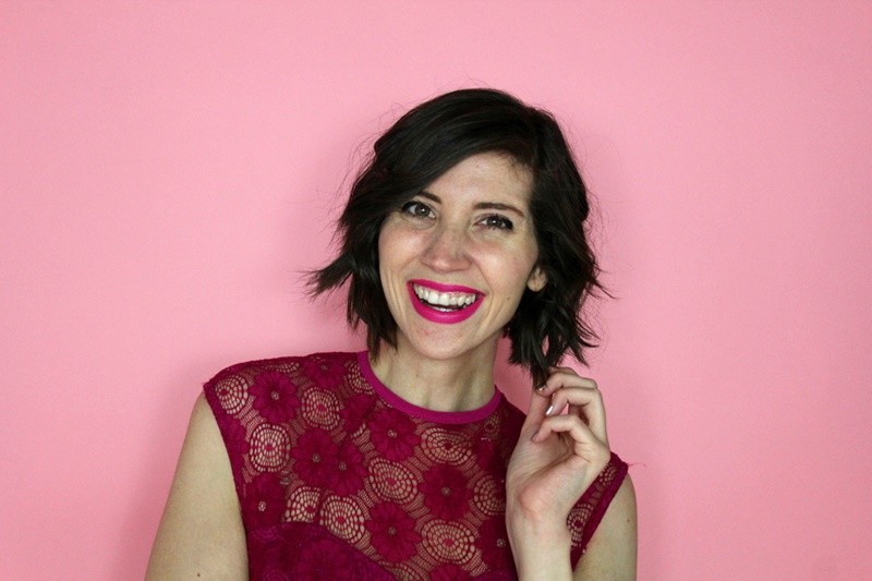 hannah rupp the outfit repeater easter dress outfit poshmark colourpop lipstick cardigan vintage