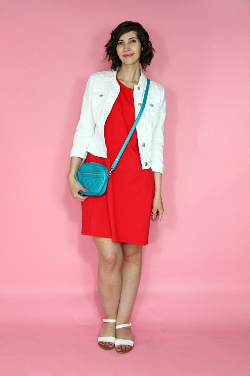 hannah rupp the outfit repeater colorful summer capsule wardrobe challenge