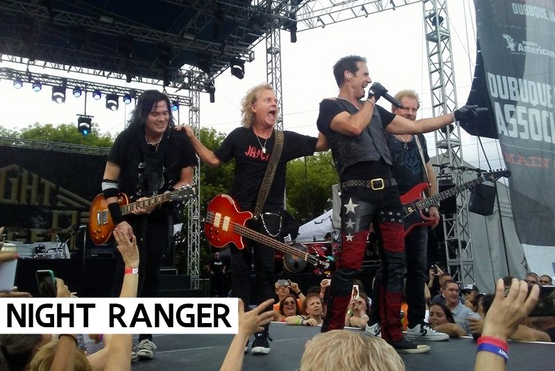 hannah rupp the outfit repeater dubuque iowa outdoor concert rock style fashion festival night ranger