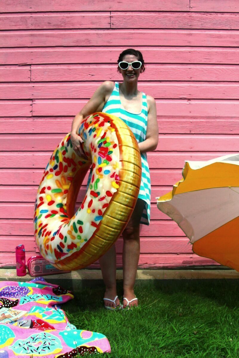 What I Wear Over A Swimsuit | www.theoutfitrepeater.com swimsuit cover up outfit the outfit repeater hannah rupp thrifted fashion style summer