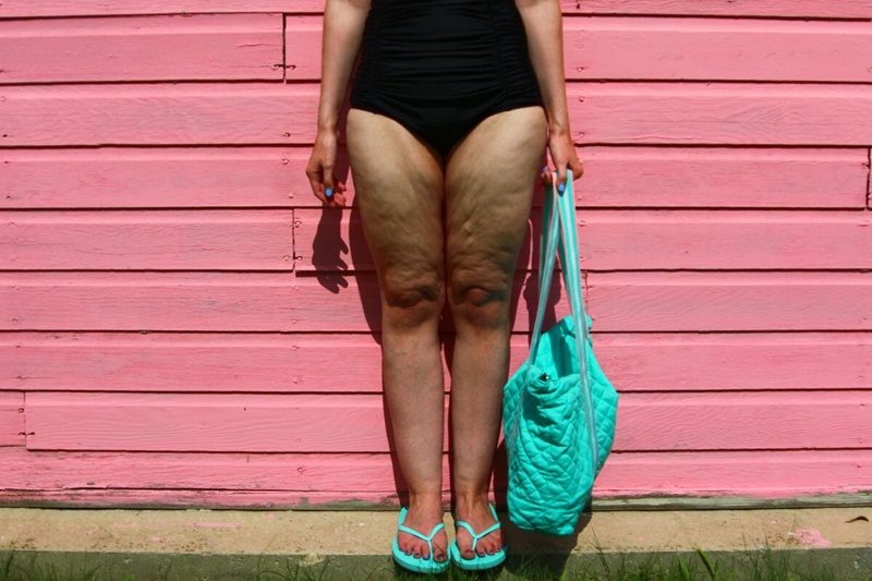 hannah rupp the outfit repeater thrifted swimsuit kimono beach pool cute summer