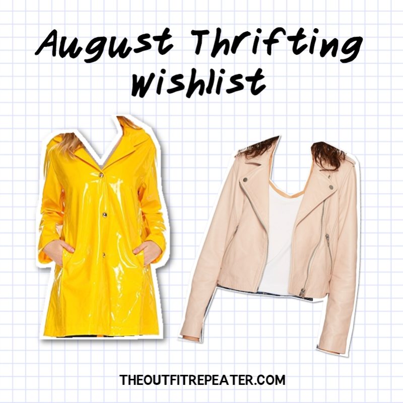 Exciting July Monthly Thrift Haul Video | www.theoutfitrepeater.com july monthly thrift haul video hannah rupp the outfit repeater thrifting wishlist
