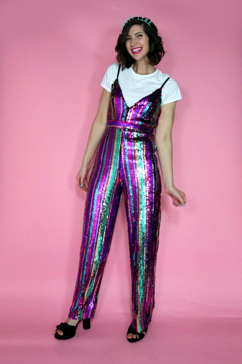 New Years Eve Sequin Jumpsuit The Outfit Repeater