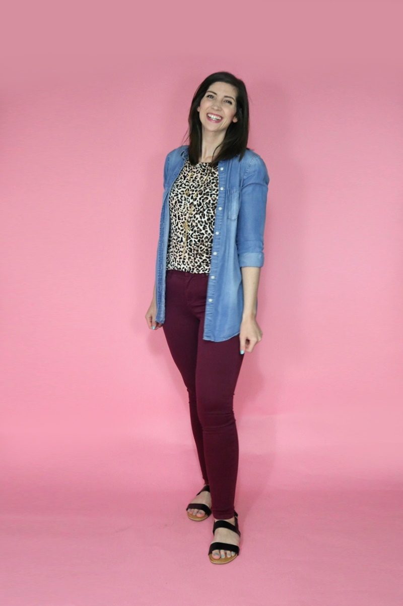 Outfit Challenge: Wearing Leopard Print For One Week | www.theoutfitrepeater.com maurices leopard print tank top summer fall hannah rupp the outfit repeater