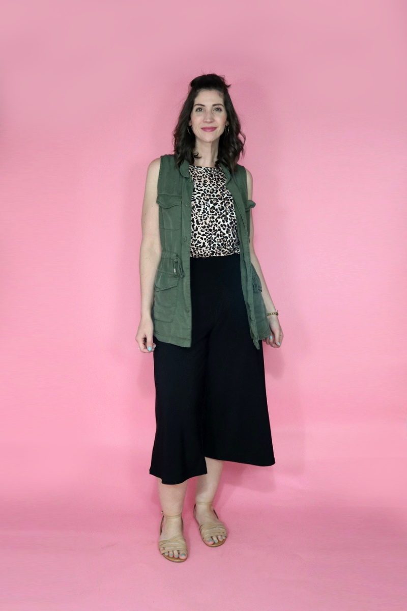 Outfit Challenge: Wearing Leopard Print For One Week | www.theoutfitrepeater.com maurices leopard print tank top summer fall hannah rupp the outfit repeater