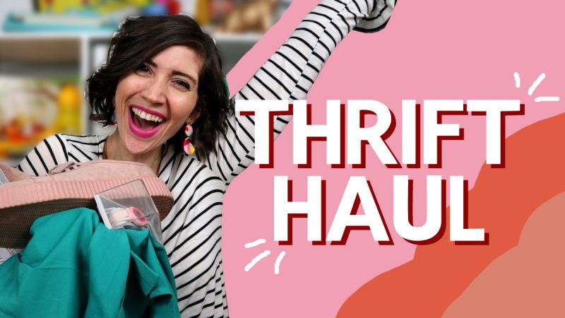 hannah rupp january thrift haul video