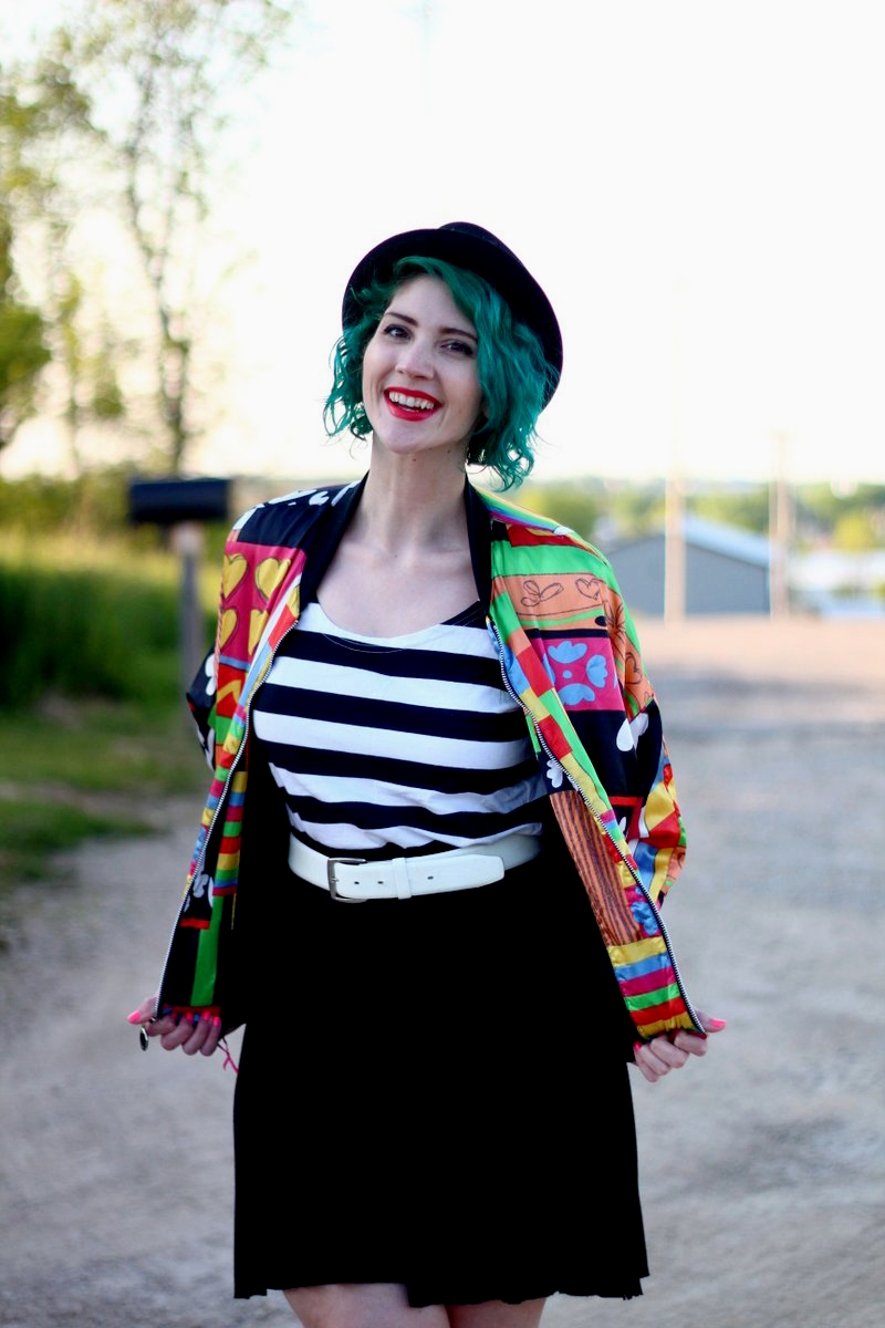 A Colorful Bomber Jacket + Tips For Wearing Statement Clothes