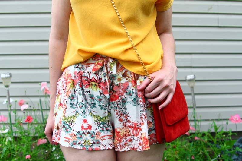 Comfort Zone in Floral Shorts 
