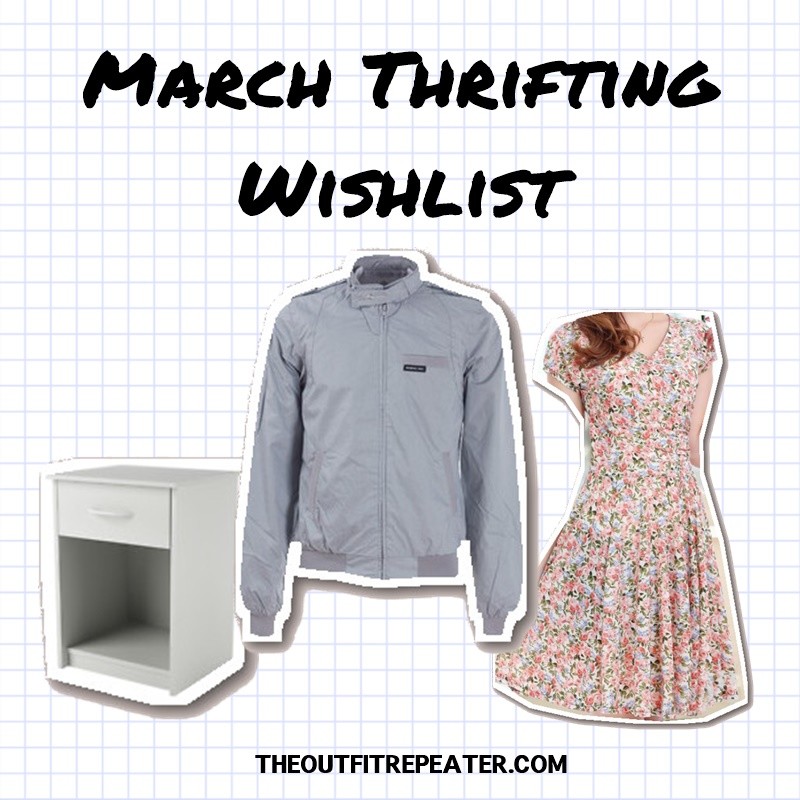Mishmash February Thrift Haul + March Thrifting Wishlist | www.theoutfitrepeater.com february monthly thrift haul video march thrifting wishlist hannah rupp the outfit repeater