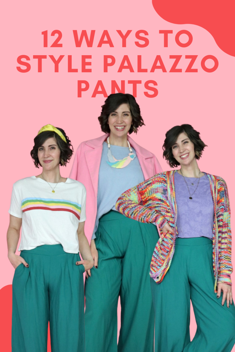 12 Ways To Wear Colorful Palazzo Pants | www.theoutfitrepeater.com