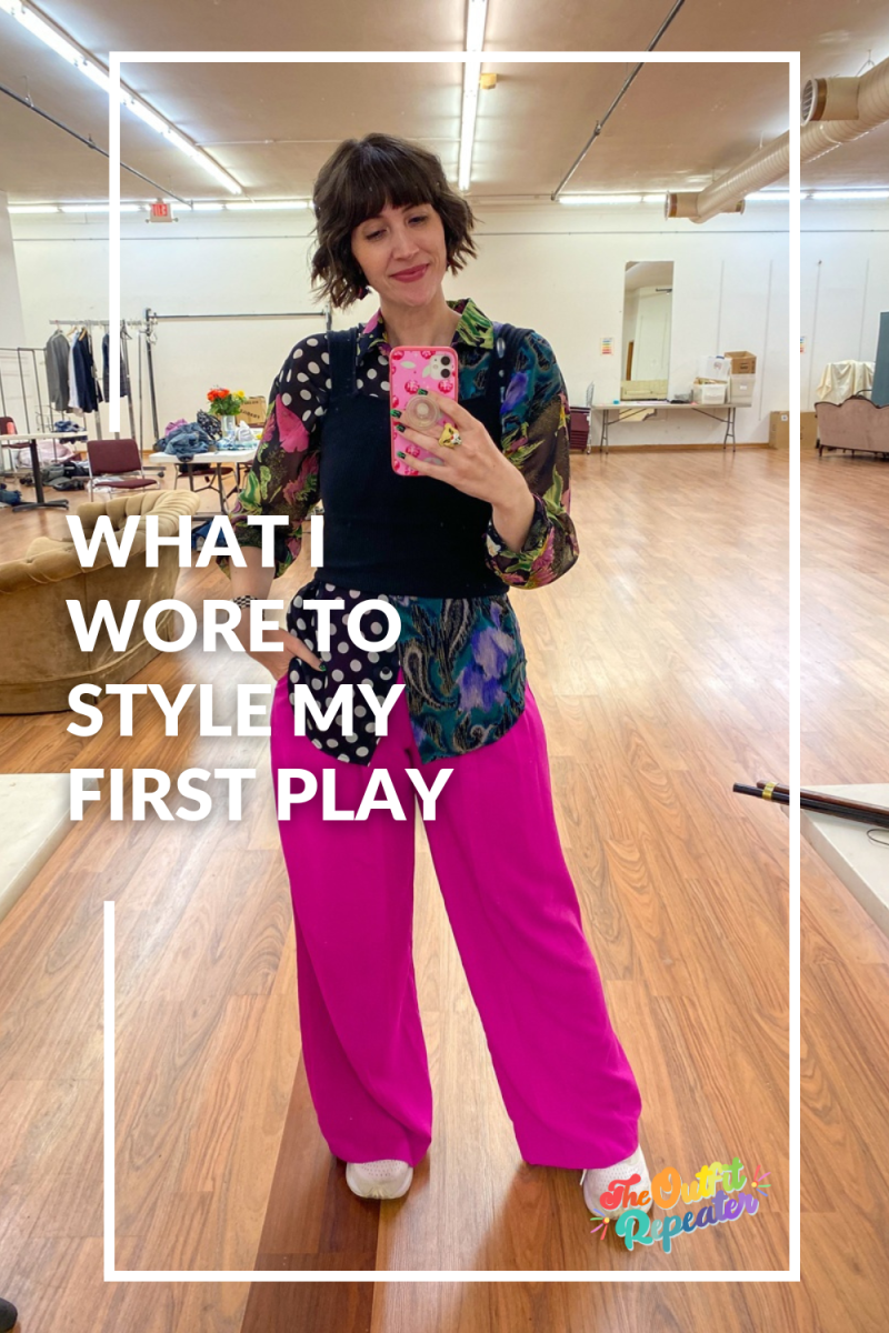 Puple Set Outfit What I Wore To Style My First Play - The Outfit Repeater